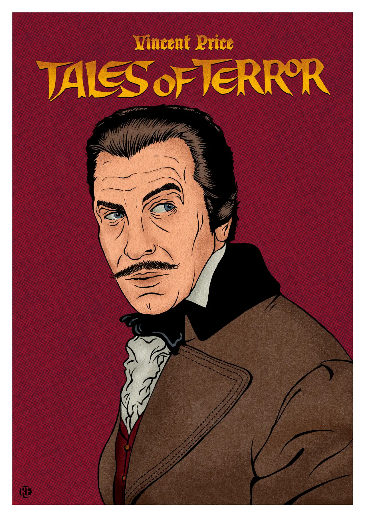 Vincent Price in Tales Of Terror – illustrated poster by Rafa Frantic